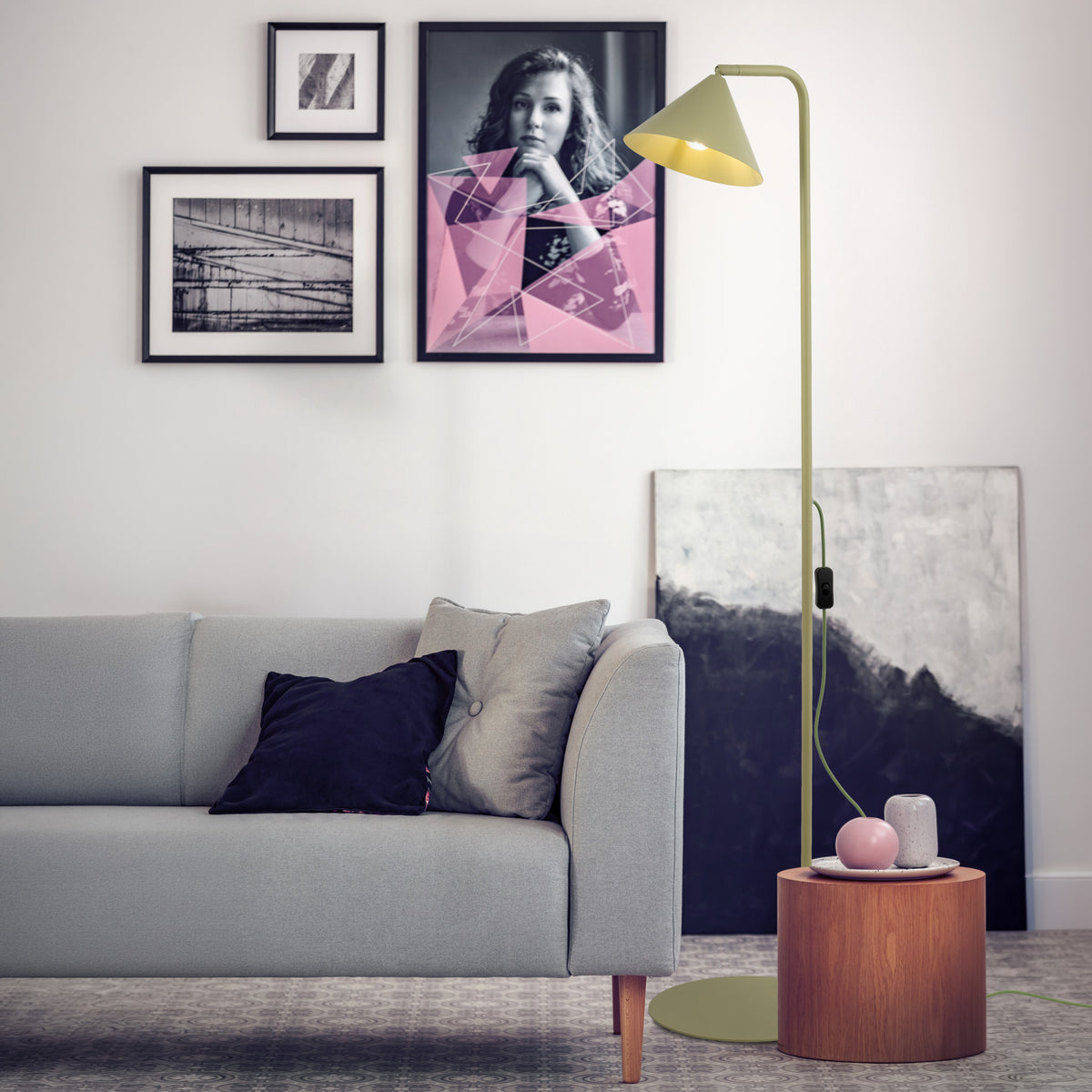 Lampadar TK Lighting Cono, fistic, 16205