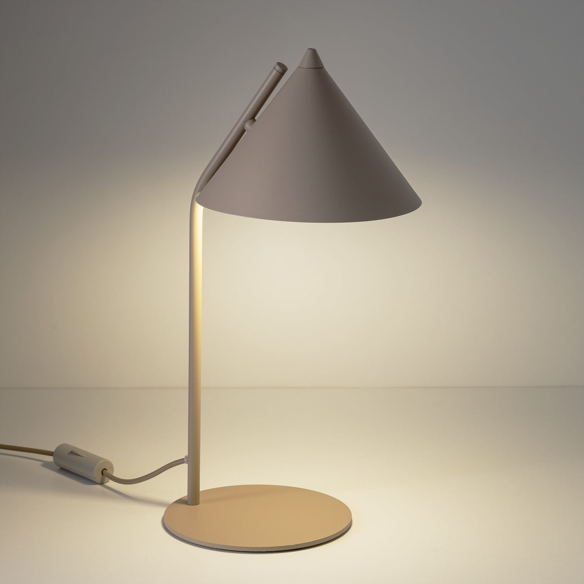 Veioză TK Lighting Cono, nisip, 16210