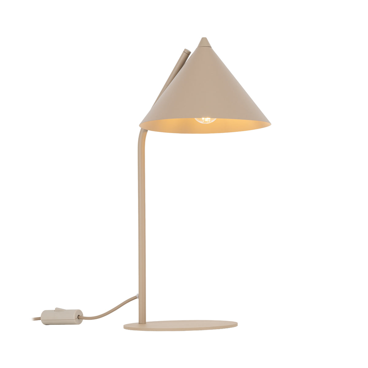 Veioză TK Lighting Cono, nisip, 16210