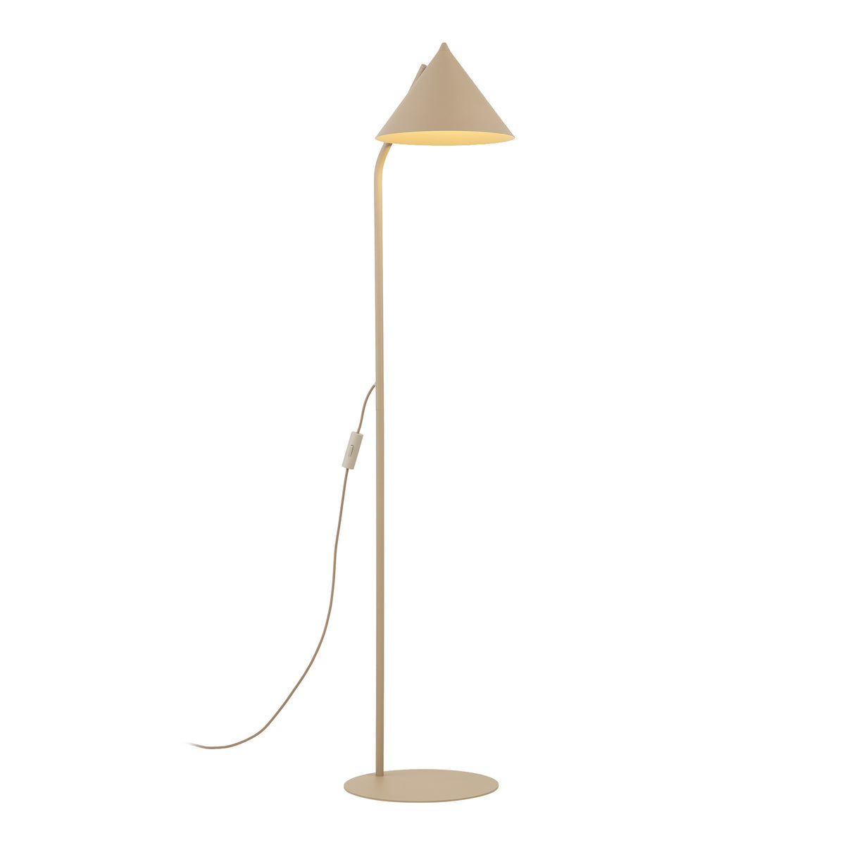 Lampadar TK Lighting Cono, nisip, 16211