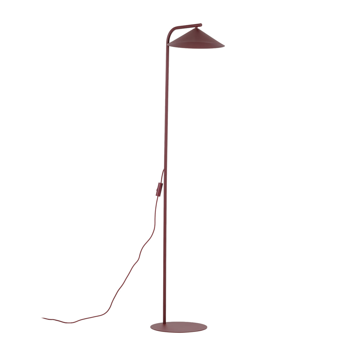 Lampadar TK Lighting Lume, burgund, 16214