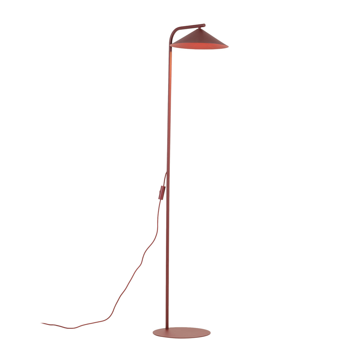 Lampadar TK Lighting Lume, burgund, 16214