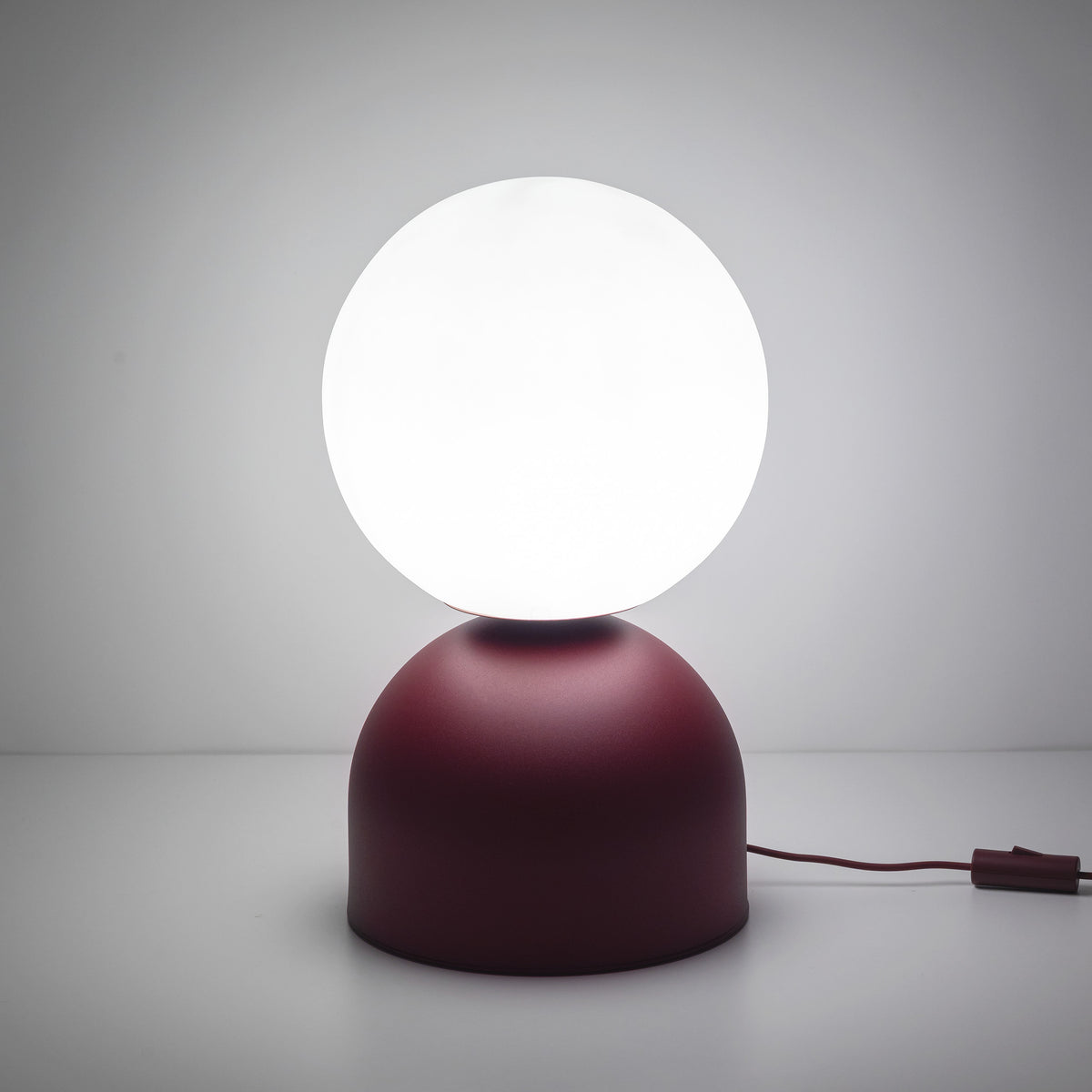 Veioză TK Lighting Miki Big, burgund, 16217