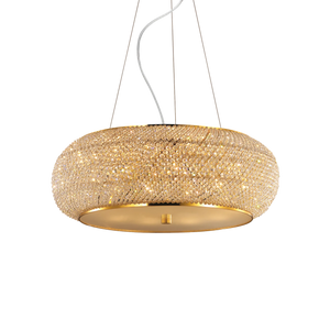 Lustră Ideal Lux Pasha' SP14, auriu, 164984