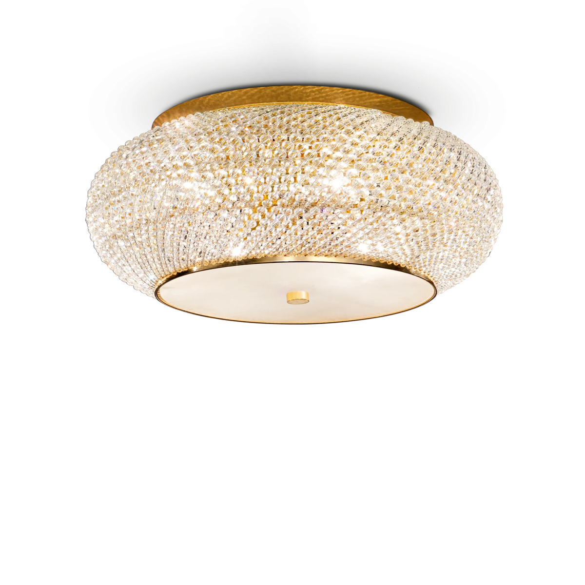 Plafonieră Ideal Lux Pasha' PL14, auriu, 165004
