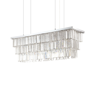 Lustră Ideal Lux Martinez SP8, crom, 166360