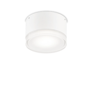 Plafonieră de exterior Ideal Lux Urano PL1 Small, alb, 168036