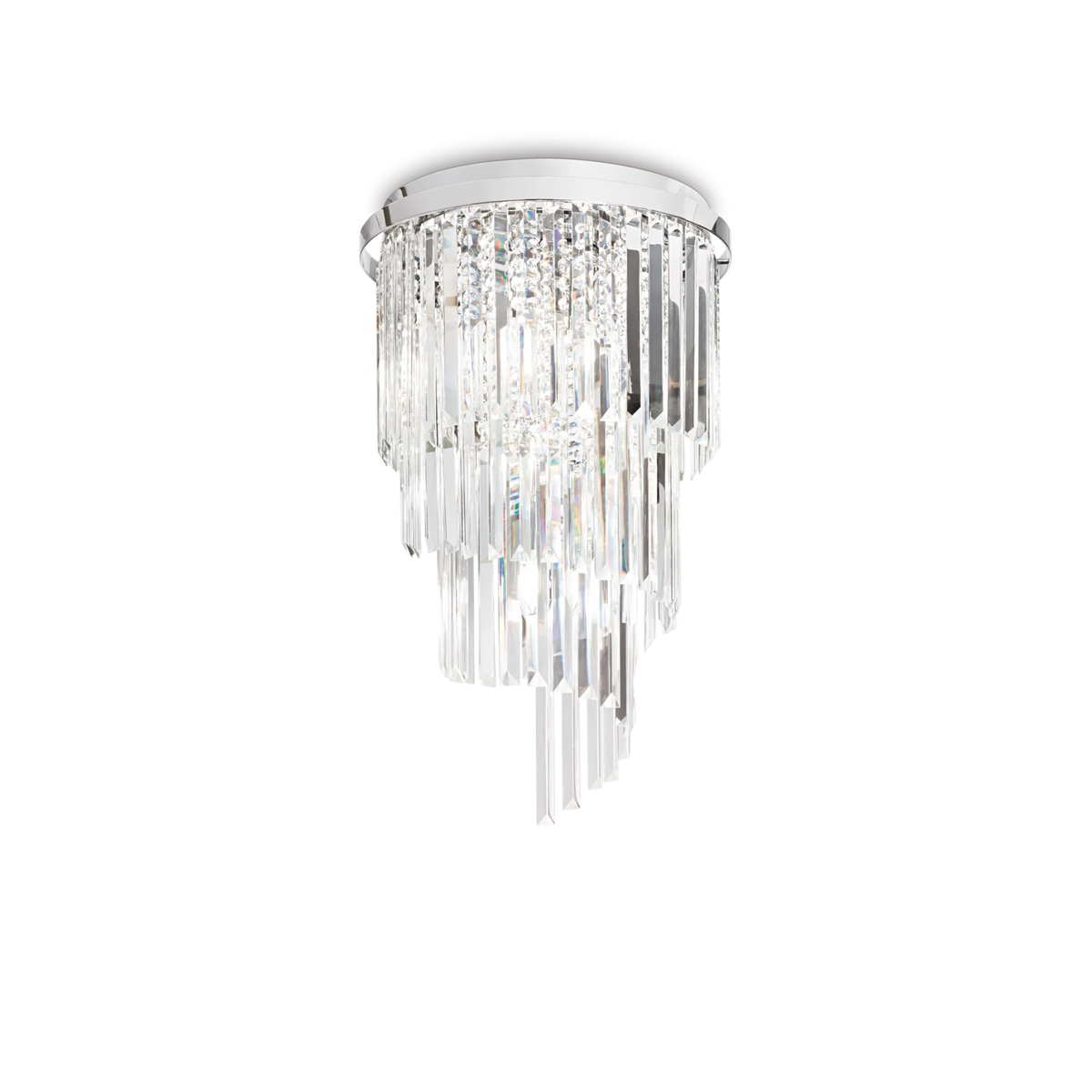 Plafonieră Ideal Lux Carlton PL8, crom, 168920