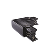 LINK 3-PHASE TRIMLESS L-CONNECTOR RIGHT ON-OFF BK