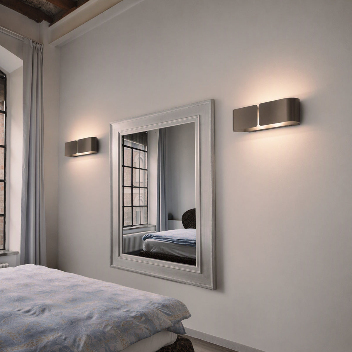 Aplică Ideal Lux Clip AP2 Mini, cafea, 170923