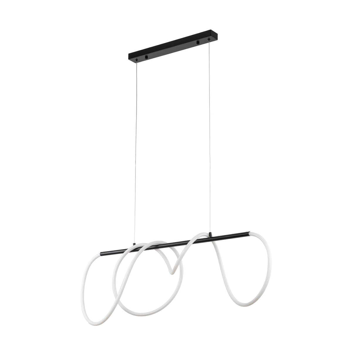 Pendul TK Lighting Flexi 45 W, negru, 18007