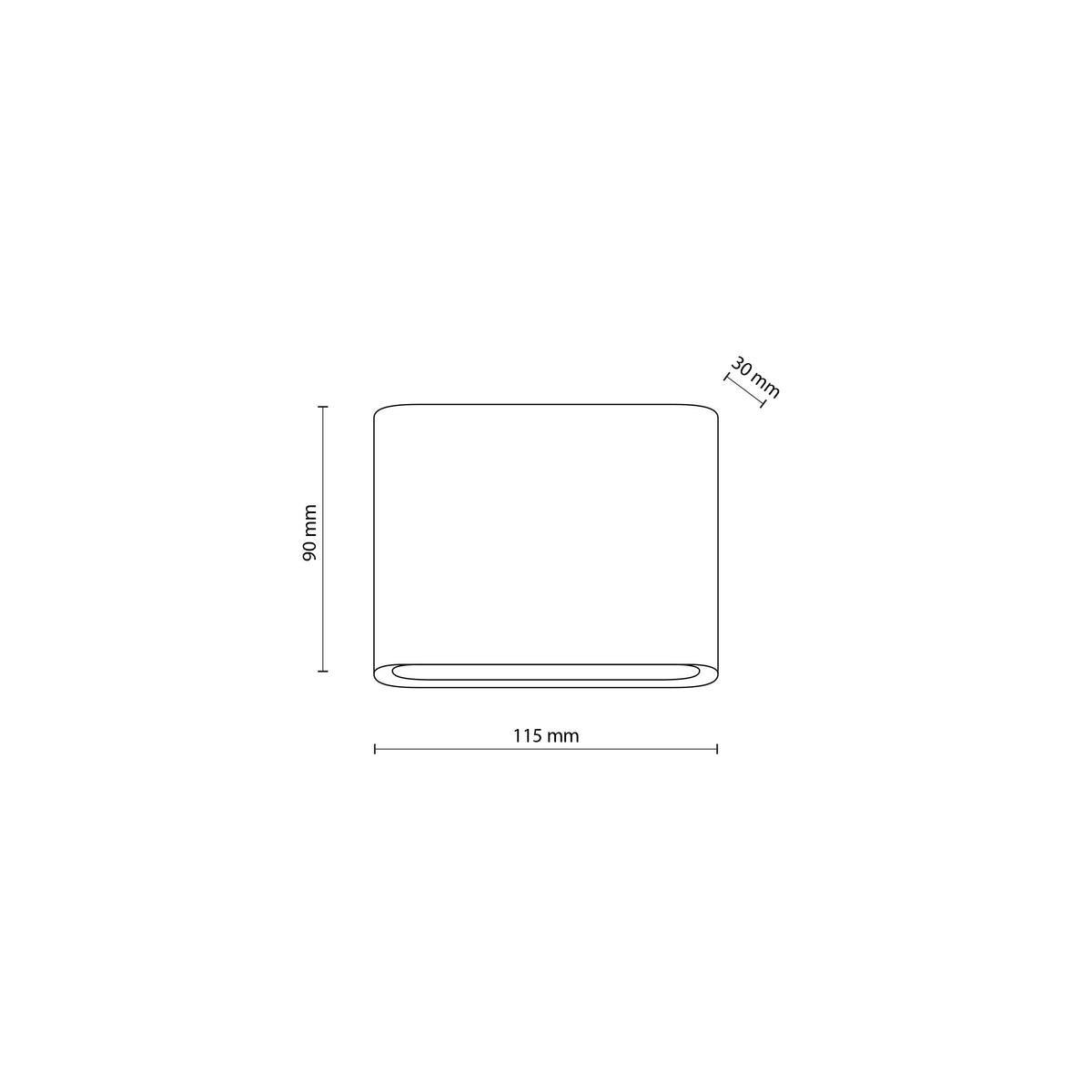 Aplică de exterior TK Lighting Arwena S, gri, 2 x LED, 18082