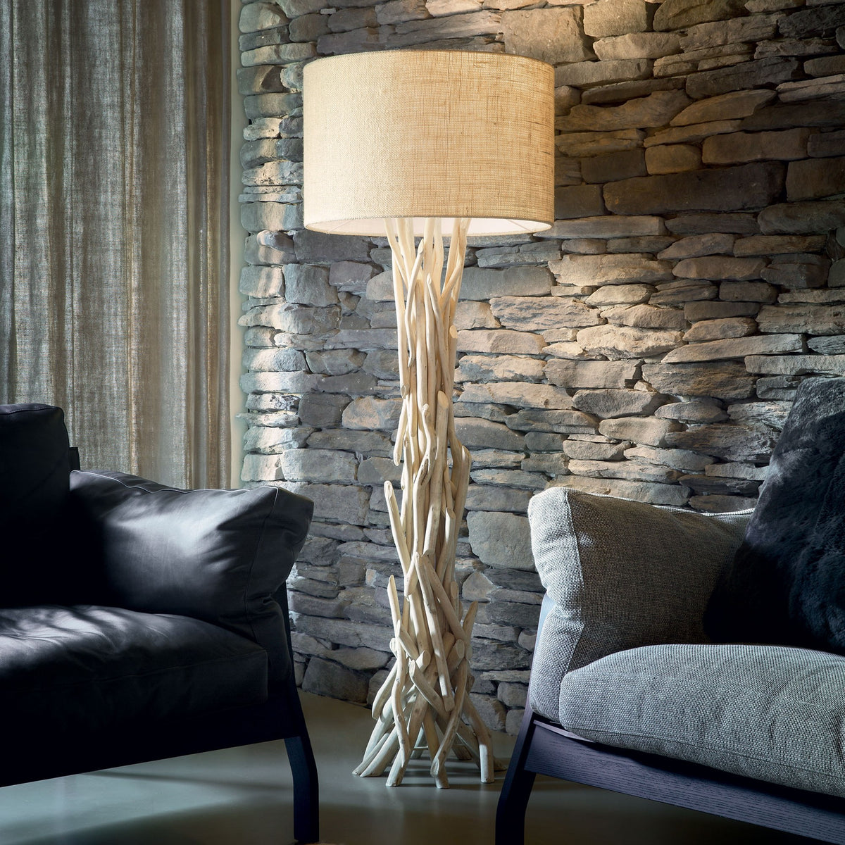 Lampadar Ideal Lux Driftwood PT3, 180946