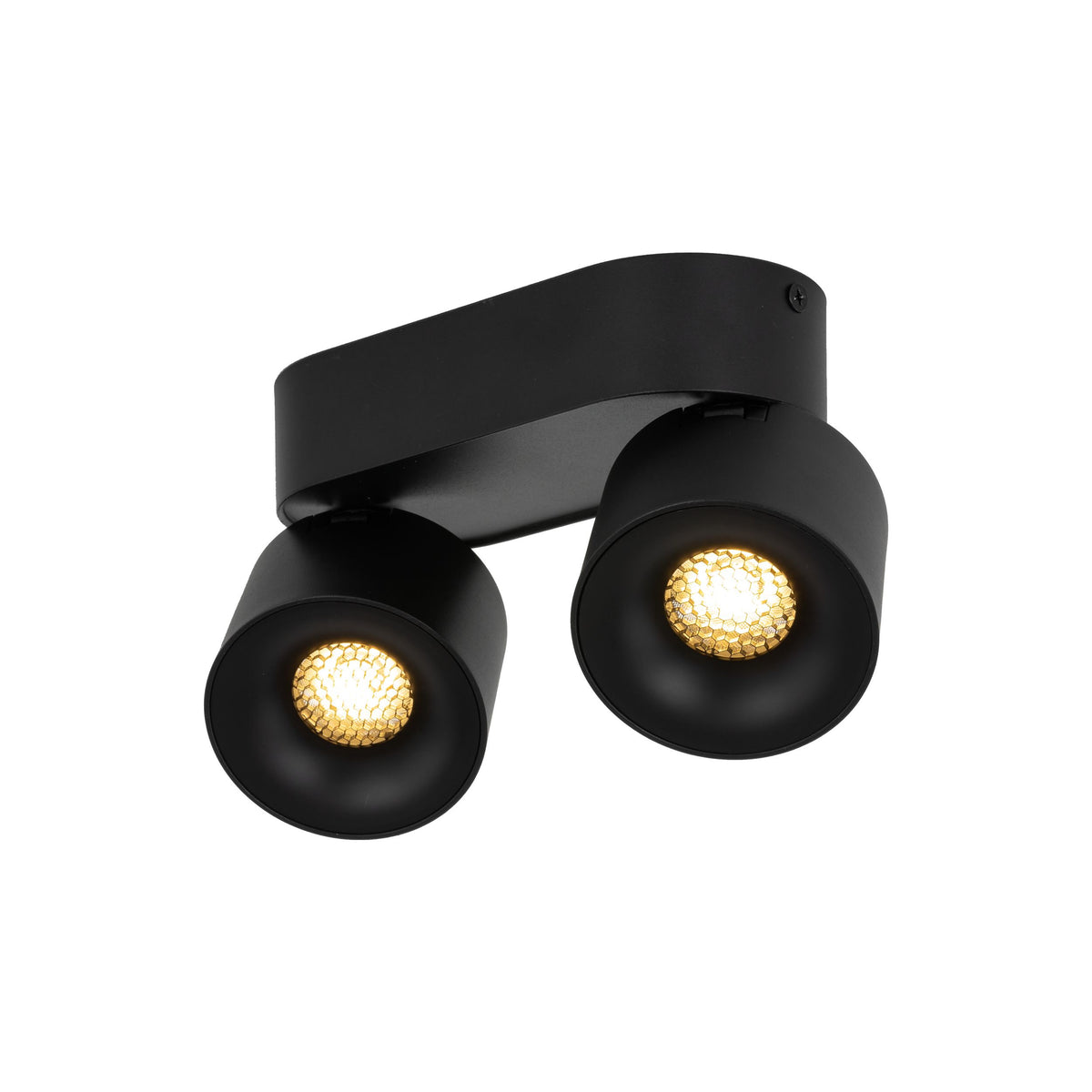 Plafonieră TK Lighting Spark Duo, negru, 2 x LED, 18147