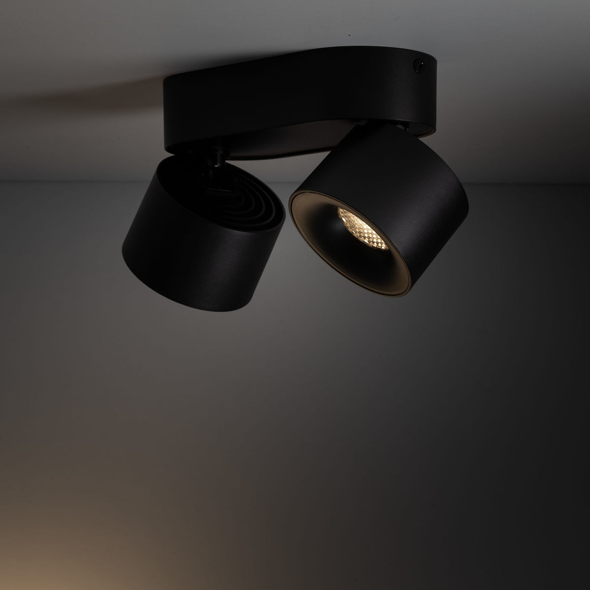Plafonieră TK Lighting Spark Duo, negru, 2 x LED, 18164
