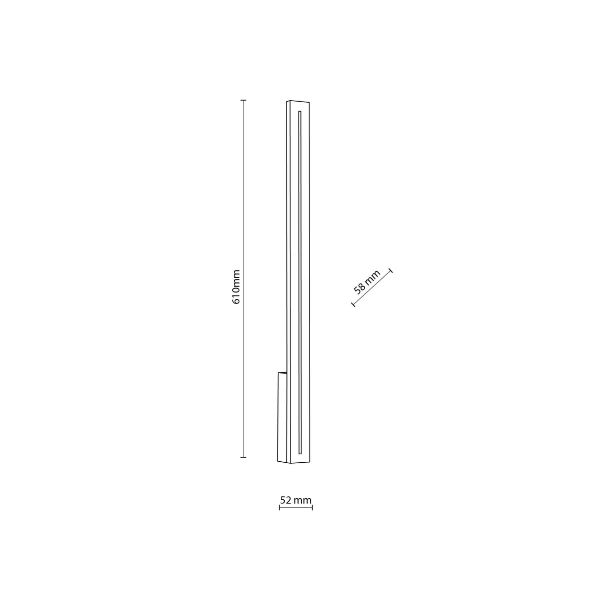 Aplică de exterior TK Lighting Linea S, 18175