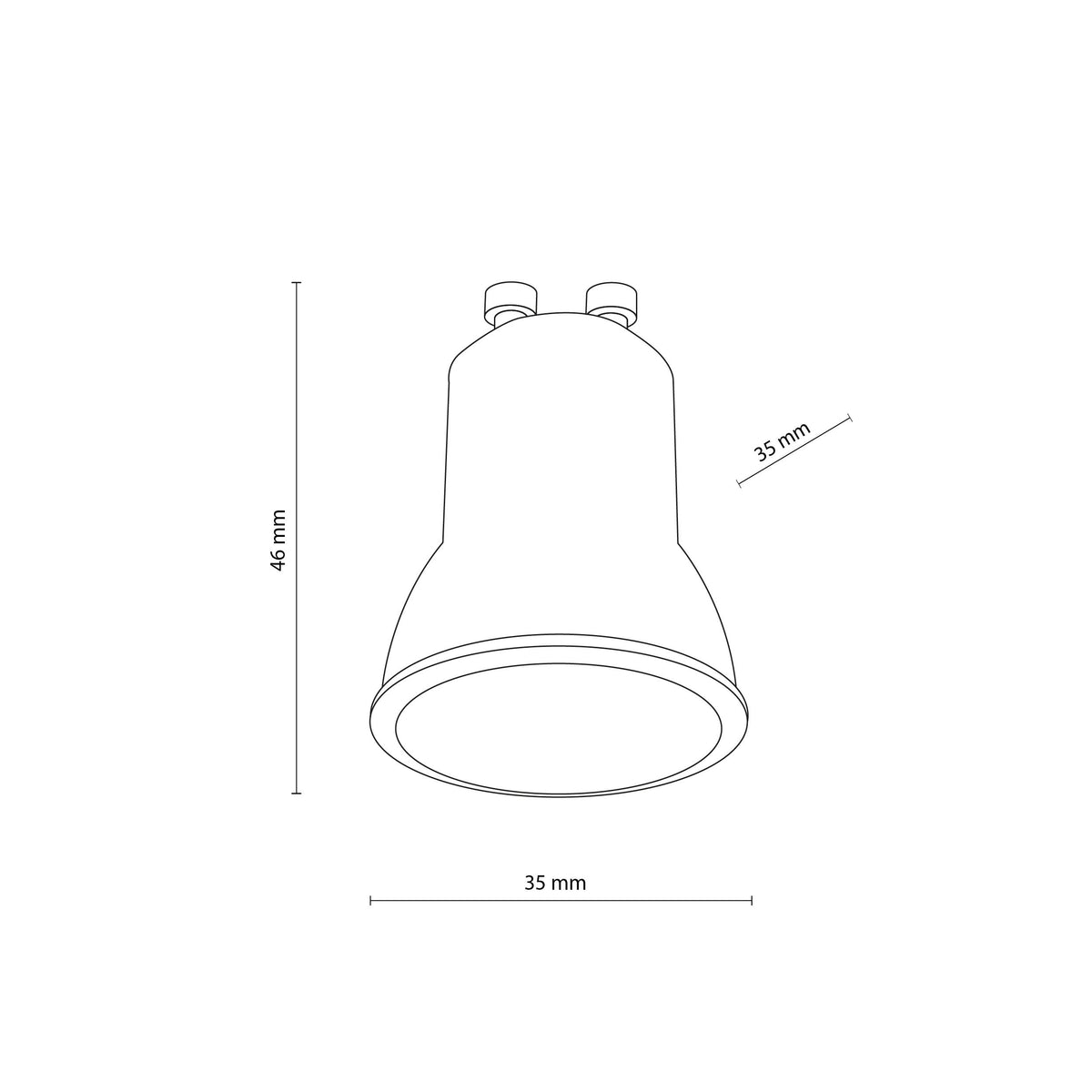 Bec LED TK Lighting GU10 MINI, 18196