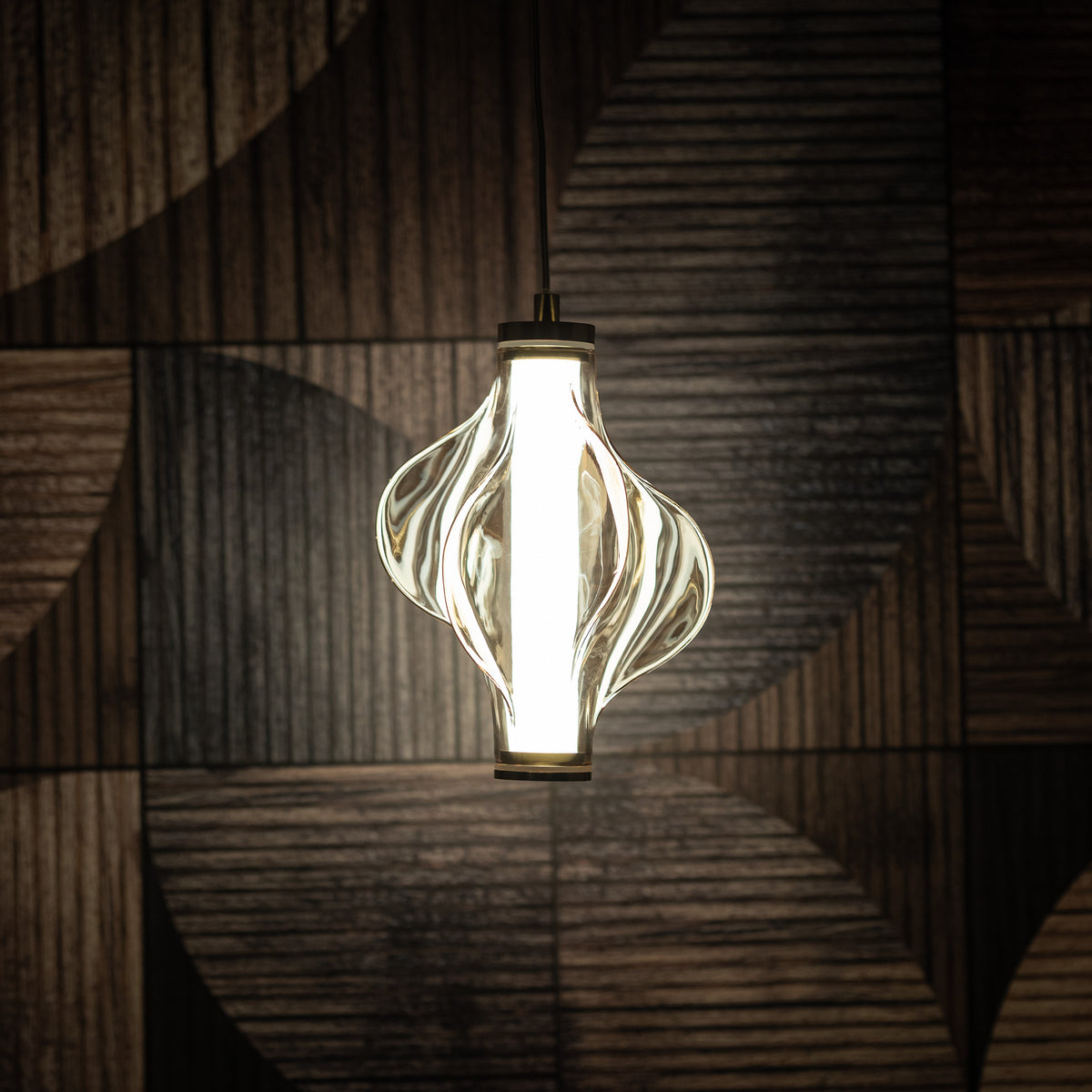Pendul TK Lighting Elva, alamă, 18212