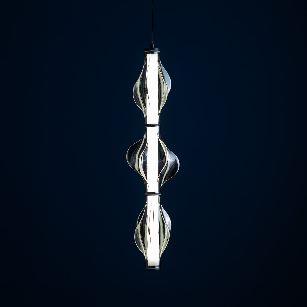 Pendul TK Lighting Elva, negru, 18215