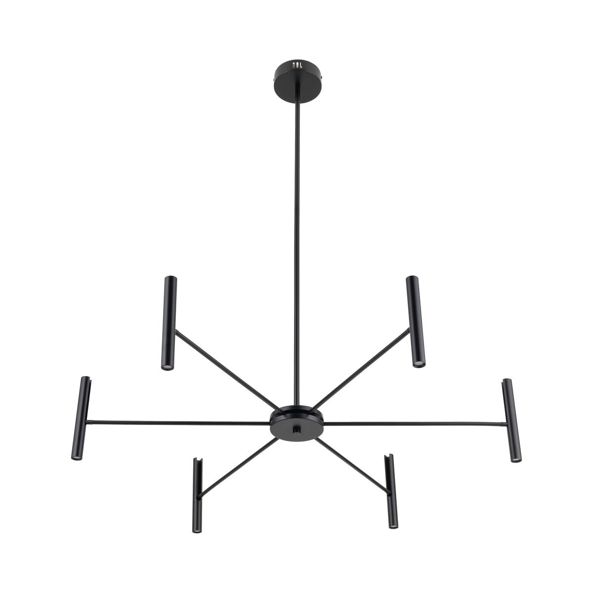 Lustră TK Lighting Niva, negru, 6 x LED, 18223