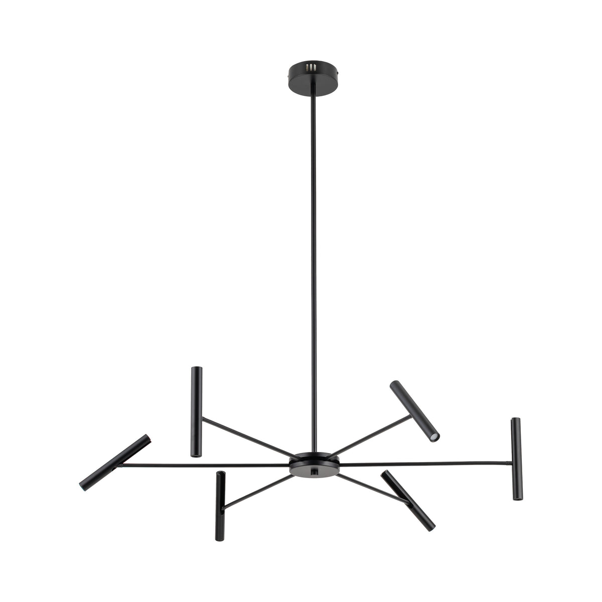 Lustră TK Lighting Niva, negru, 6 x LED, 18223