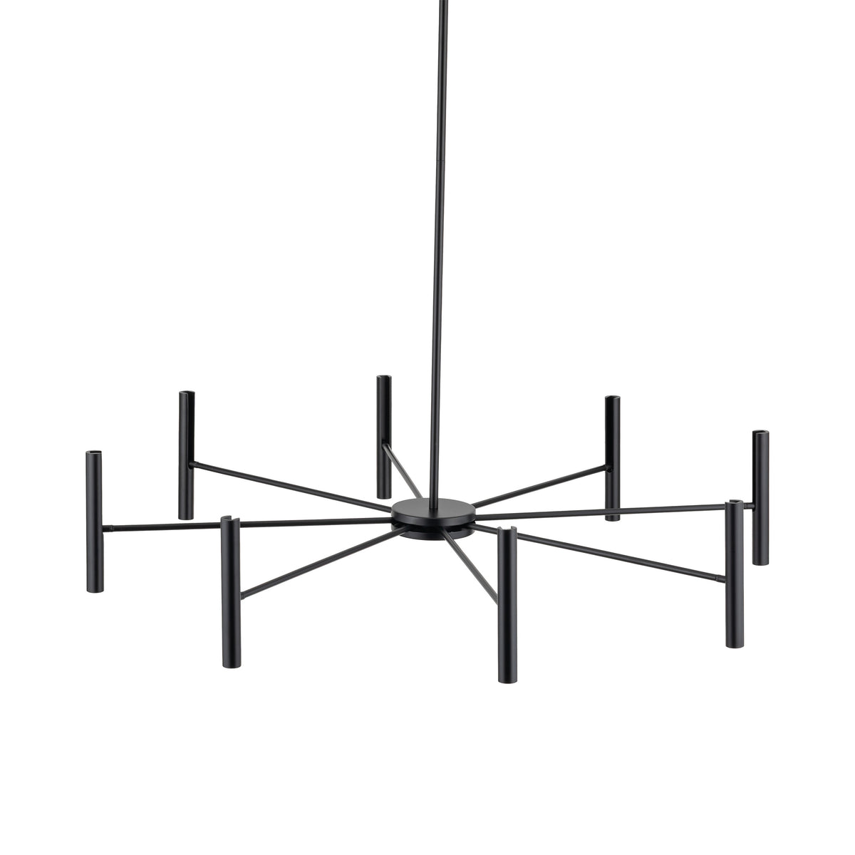 Lustră TK Lighting Niva, negru, 8 x LED, 18224