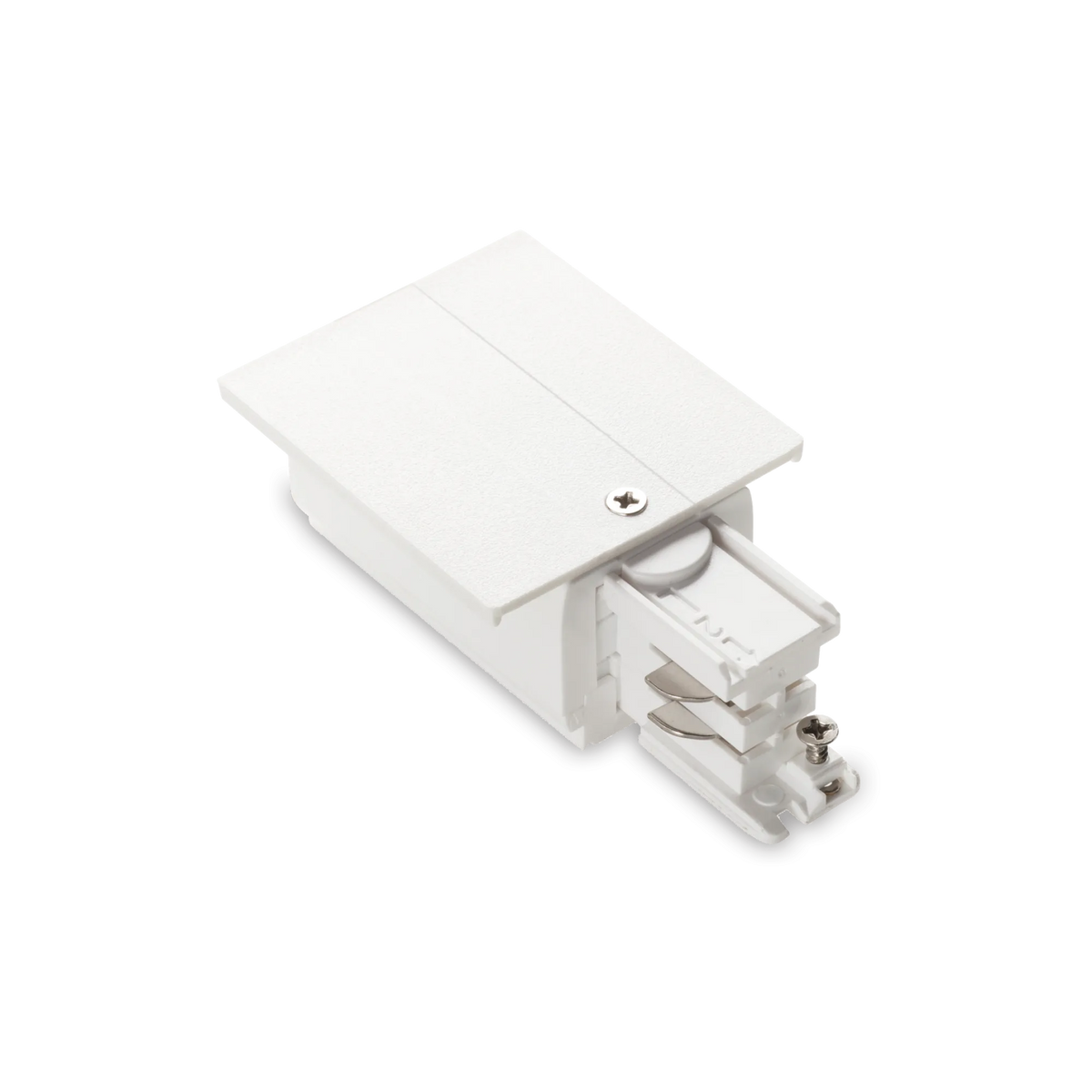 Conector Ideal Lux Link 3-PHASE Trim Main Conn End Left ON-OFF, alb, 188072