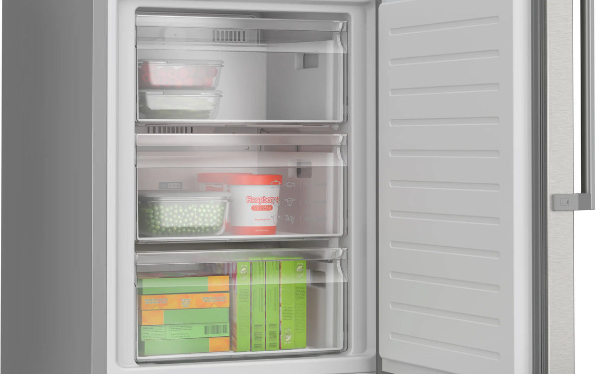 Combină frigorifică Bosch KGN39VIBT, Seria 4, 363 l, Total No Frost, inox
