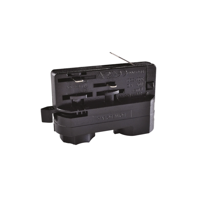 LINK 3-PHASE TRACK ADAPTOR ON-OFF BK
