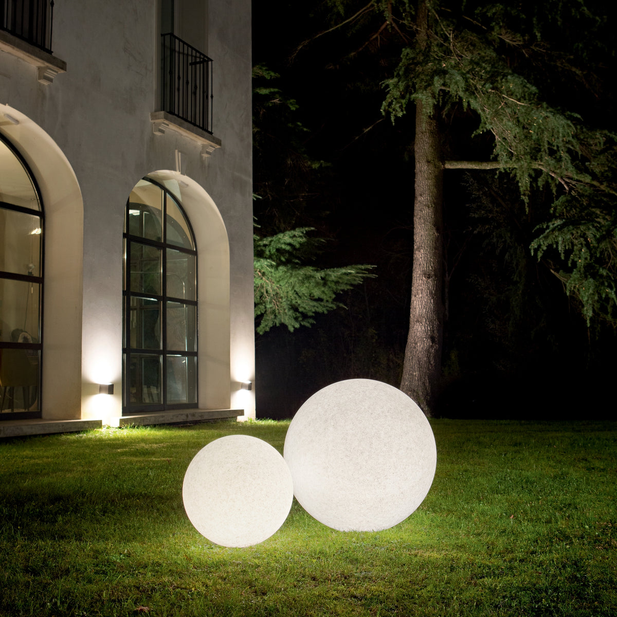 Lampă de exterior Ideal Lux Doris PT1, Ø58 cm, 195490