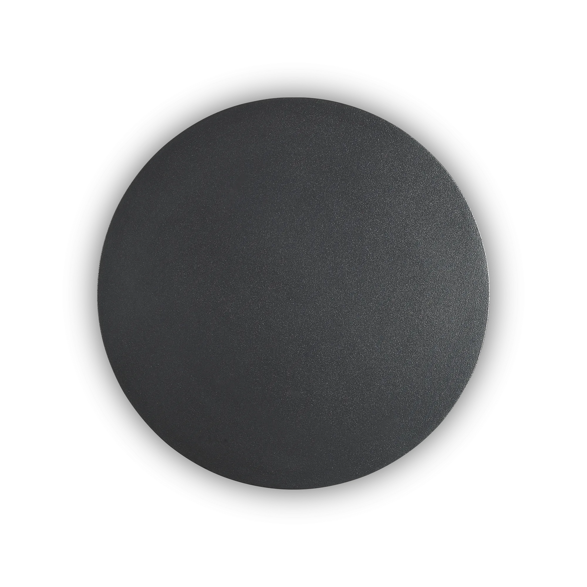 Aplică Ideal Lux Cover Round, negru, Ø20 cm, 195759
