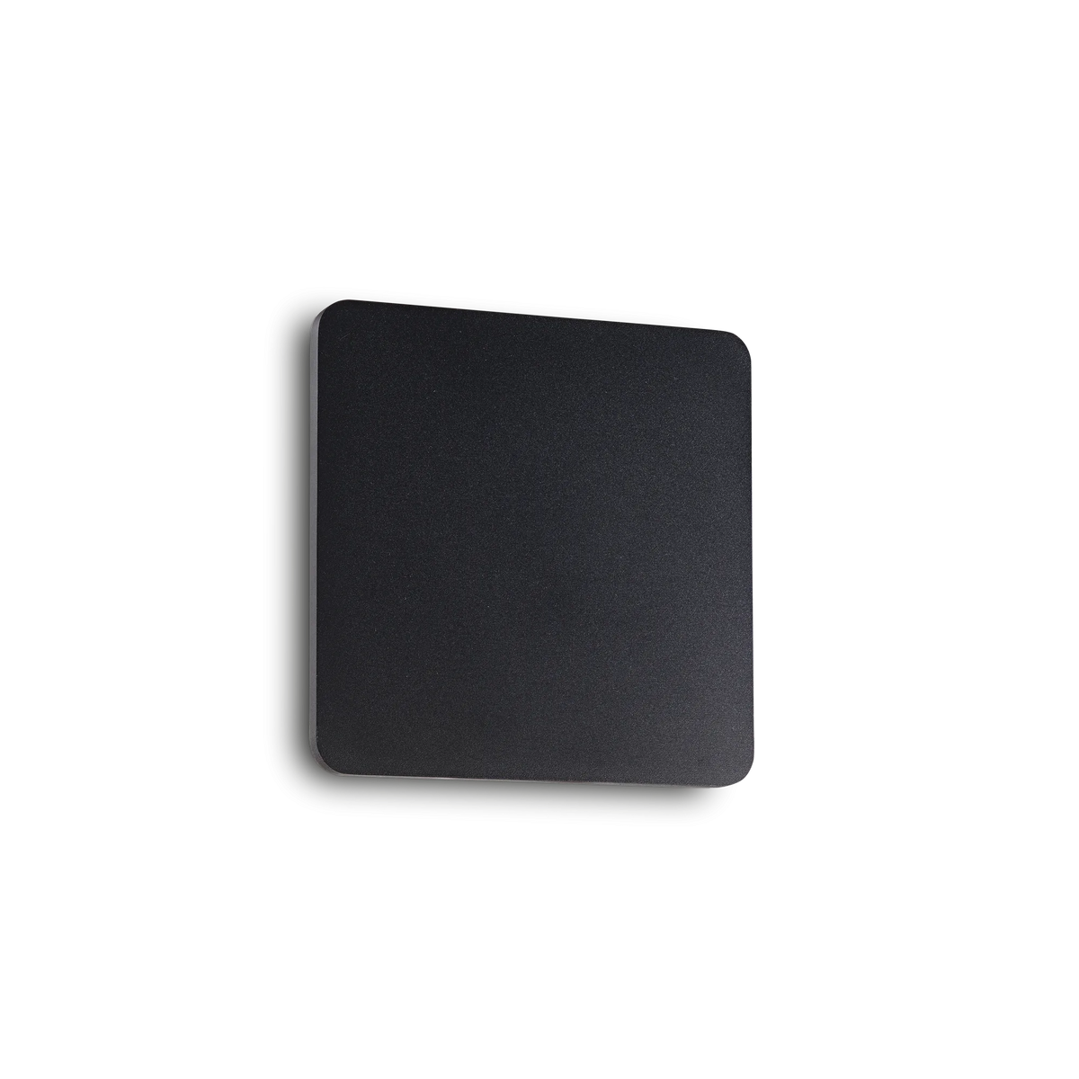 Aplică Ideal Lux Cover Square, negru, Ø15 cm, 195766
