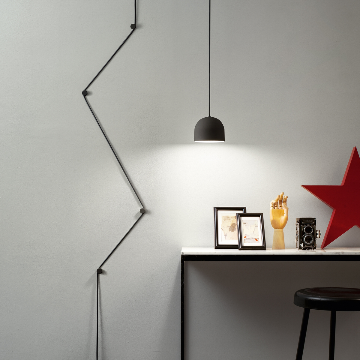 Pendul Ideal Lux Tall SP1 Big, negru, 196787