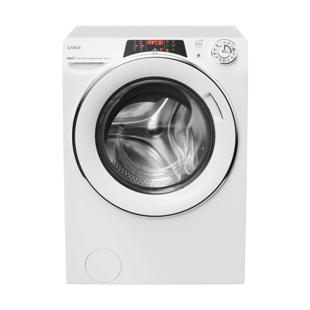Mașină de spălat rufe cu uscător Candy ROW4966DWMCT/1-S, 6 kg / 6 kg, 1400 rpm, albă