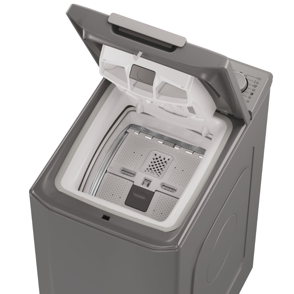 Mașină de spălat rufe cu încărcare verticală Candy TCA283DR2-S, 8 kg, 1200 rpm, antracit