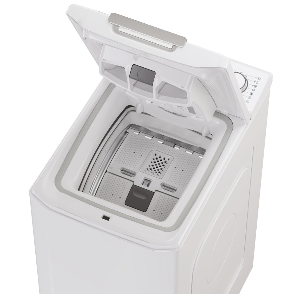 Mașină de spălat rufe cu încărcare verticală Candy TCA284TM5-S, 8 kg, 1200 rpm, albă