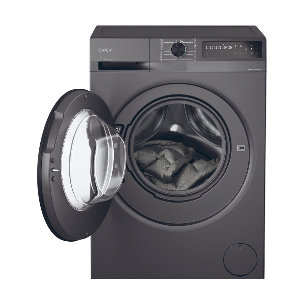 Mașină de spălat rufe Candy BR 48B6G-S, 8 kg, 1400 rpm, neagră