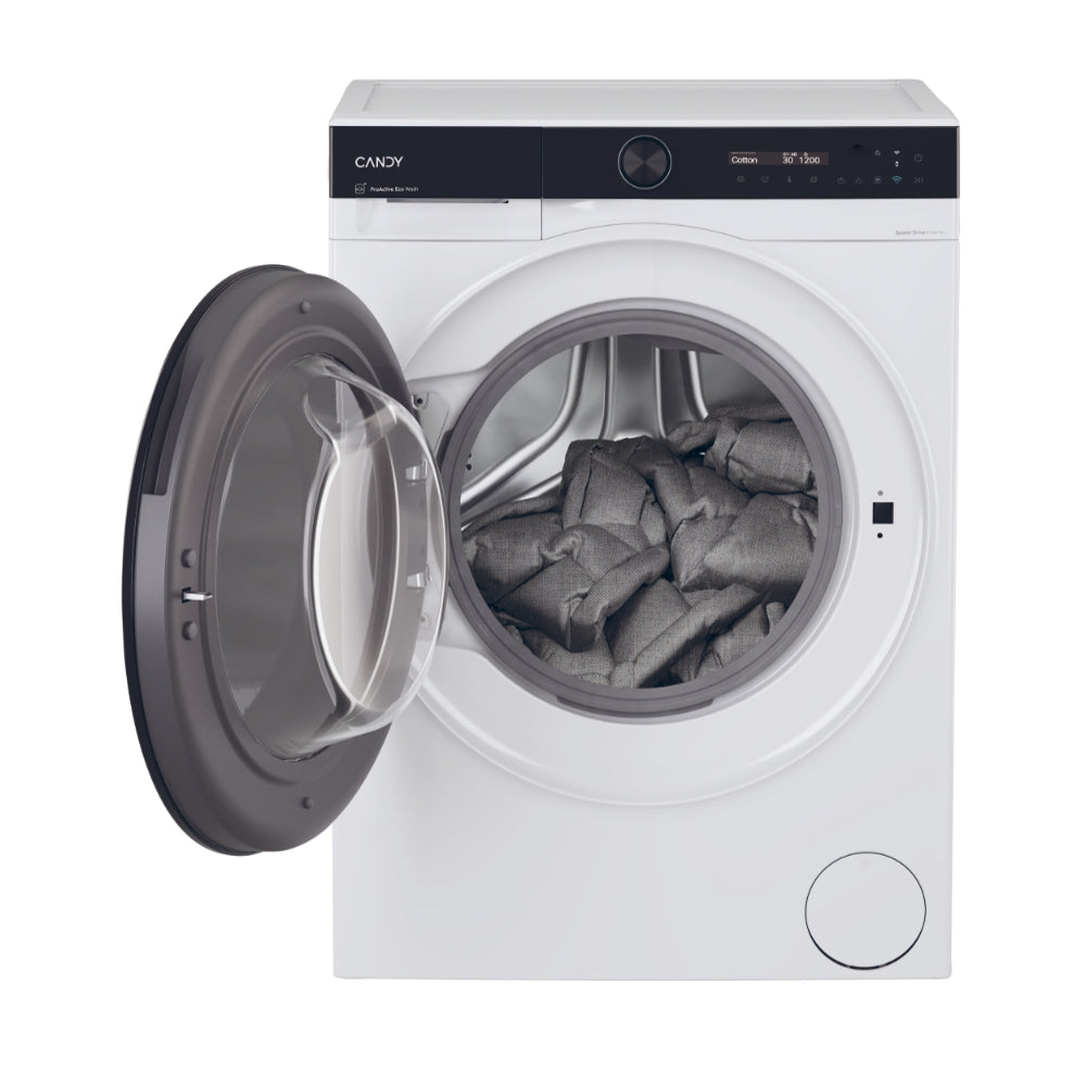 Mașină de spălat rufe cu uscător Candy BWS 6106B8-S, 6 kg / 6 kg, 1600 rpm, neagră