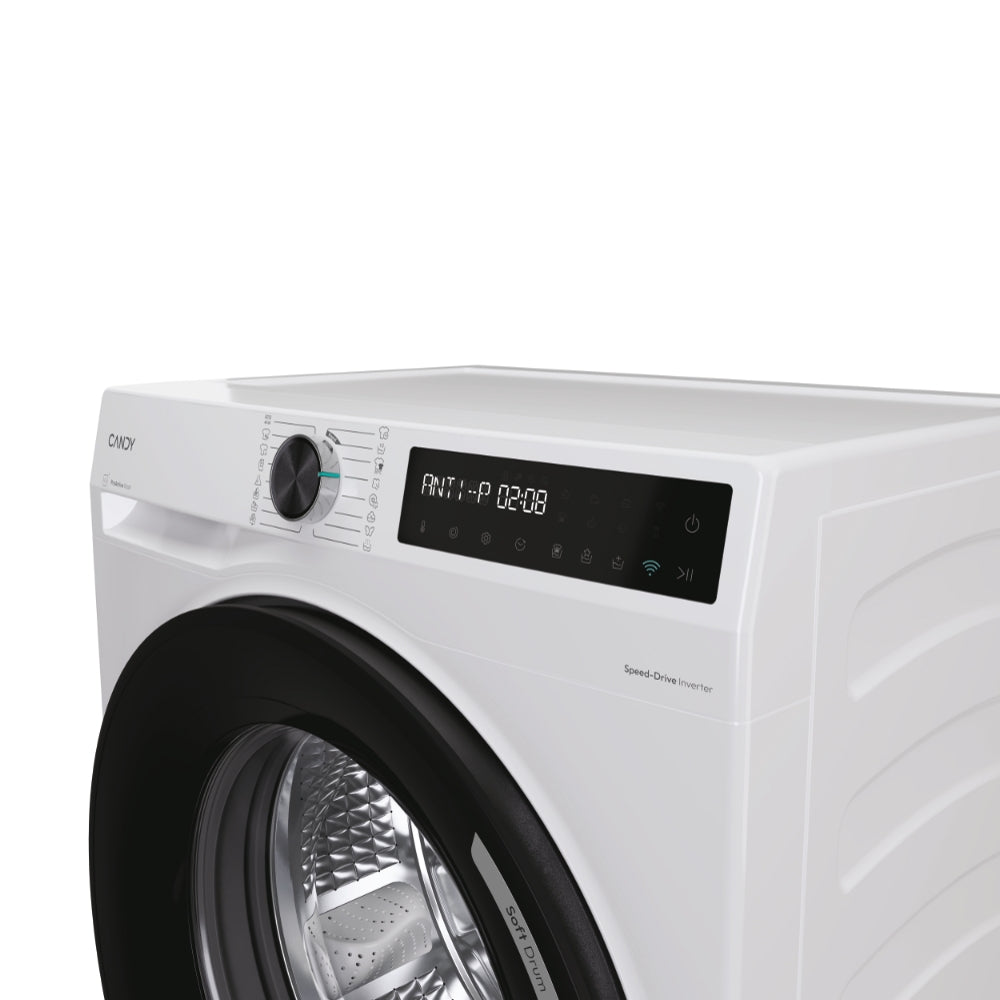 Mașină de spălat rufe Candy BR 412BL8-S, 12 kg, 1400 rpm, albă