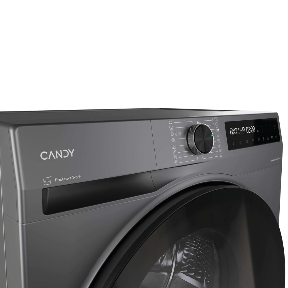 Mașină de spălat rufe cu uscător Candy BWR 496BL10G-S, 6 kg / 6 kg, 1400 rpm, neagră
