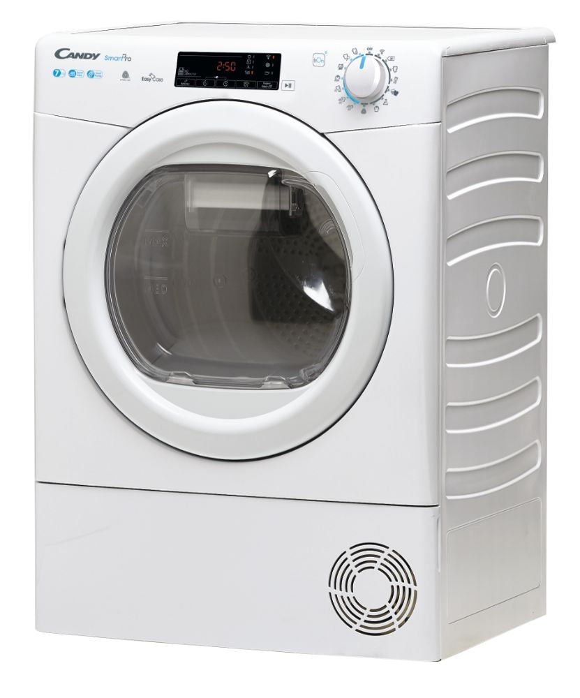 Uscător de rufe Candy CSOE H7A2TE-S, 7 kg, pompă de căldură, alb