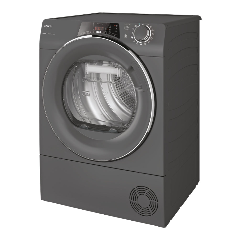 Uscător de rufe Candy ROE H9A2TCERX-S, 9 kg, pompă de căldură, antracit