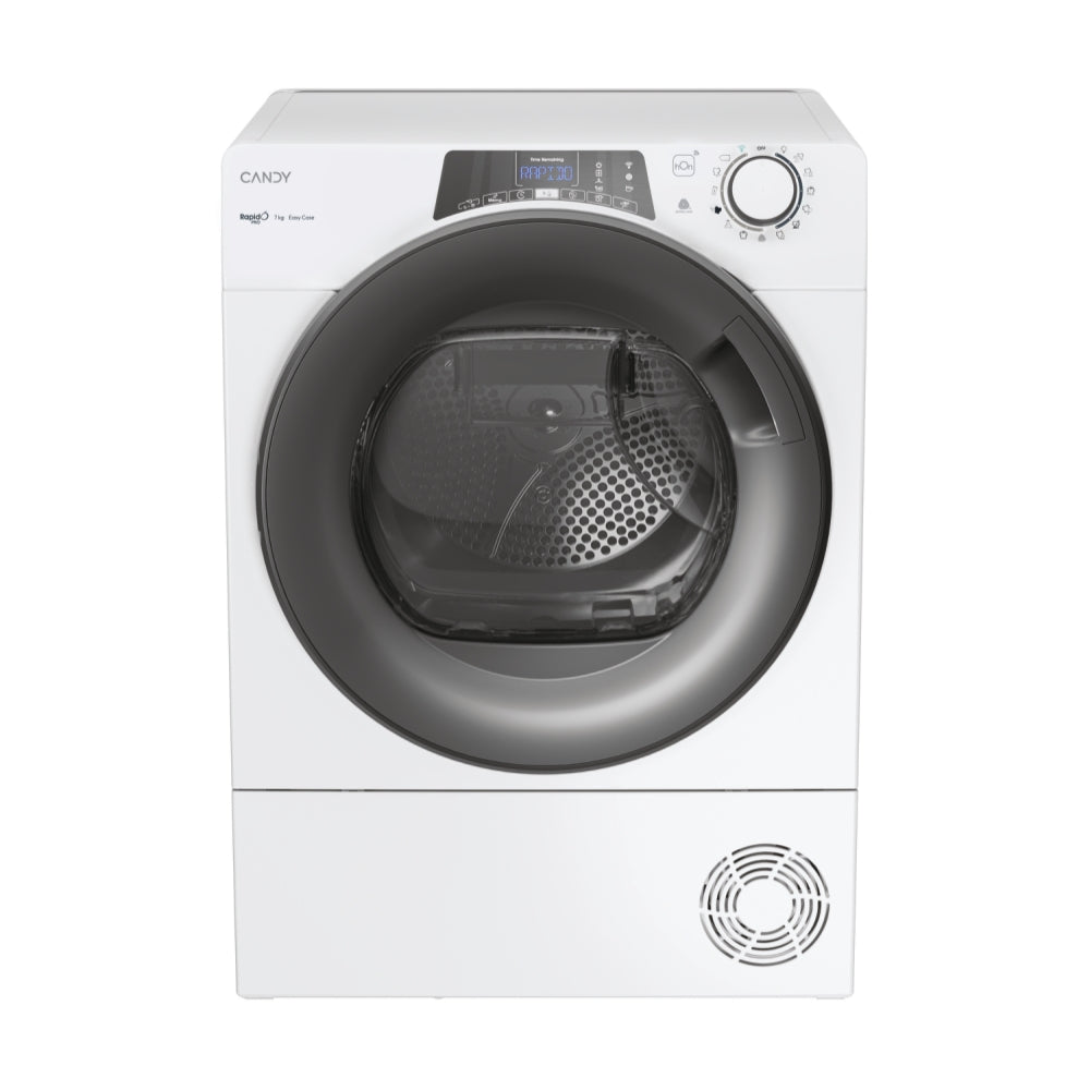 Uscător de rufe Candy RP4 H7A2TRE-S, 7 kg, alb
