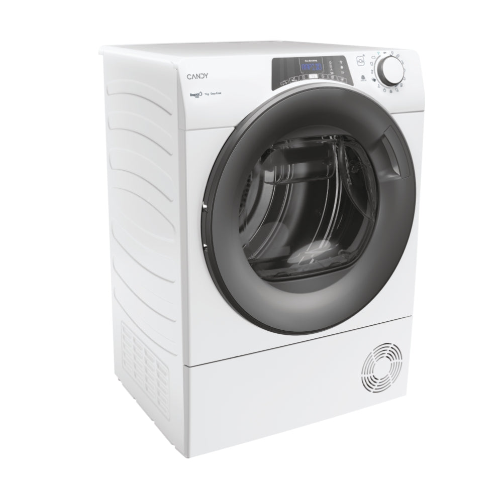 Uscător de rufe Candy RP4 H7A2TRE-S, 7 kg, alb