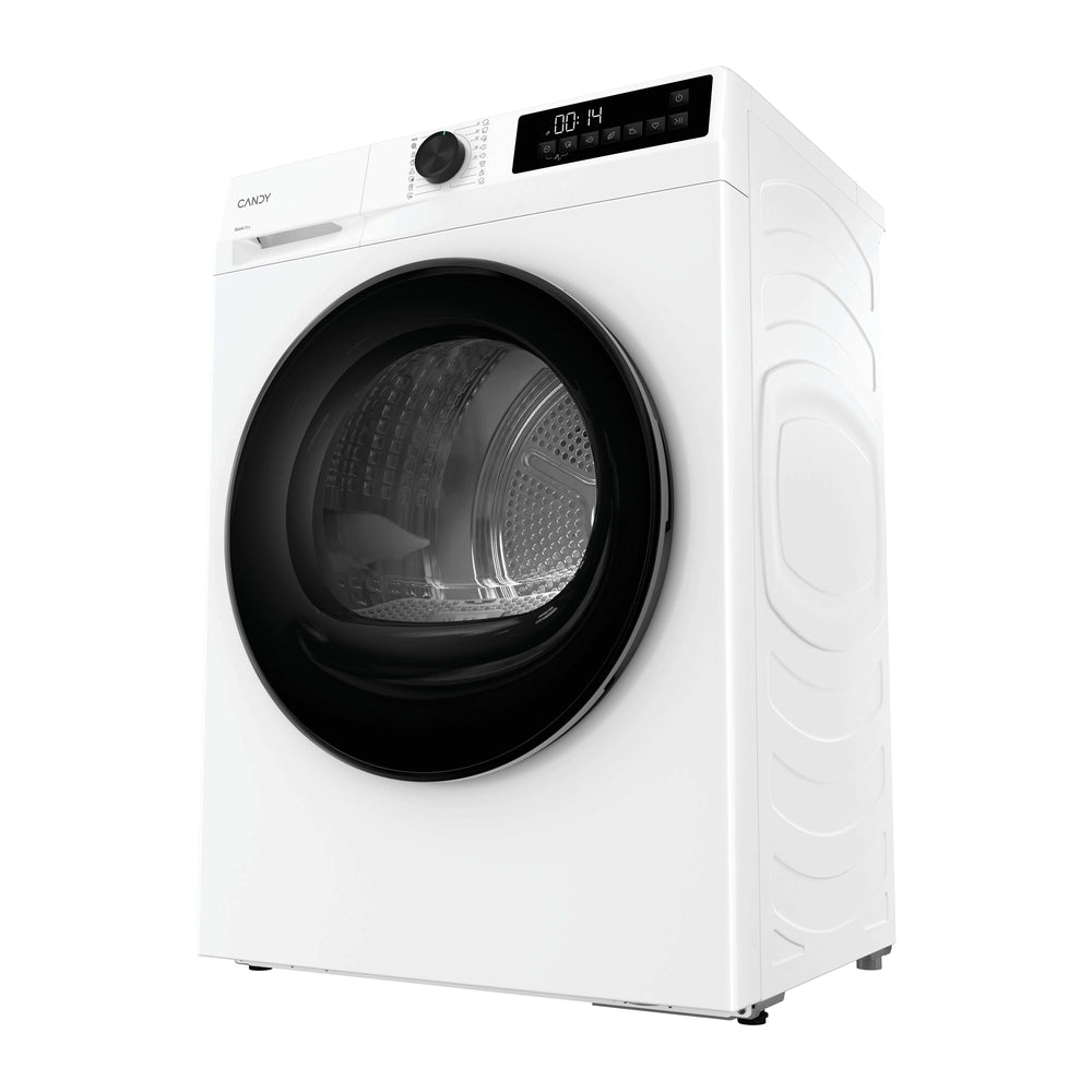 Uscător de rufe Candy GDS 7N2B-S, 7 kg, pompă de căldură, alb