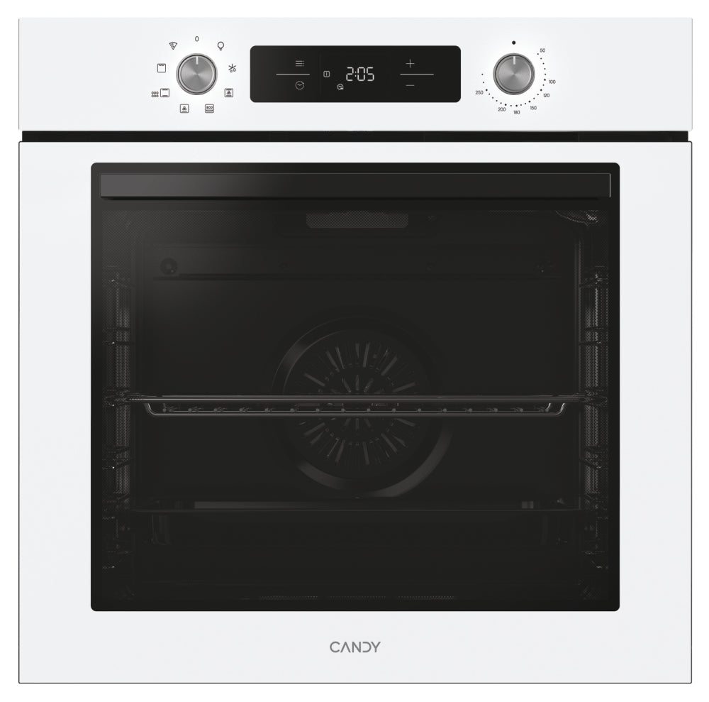 Cuptor încorporabil Candy CA6 NP3T2HTW, 78 l, curățare hidrolitică, alb