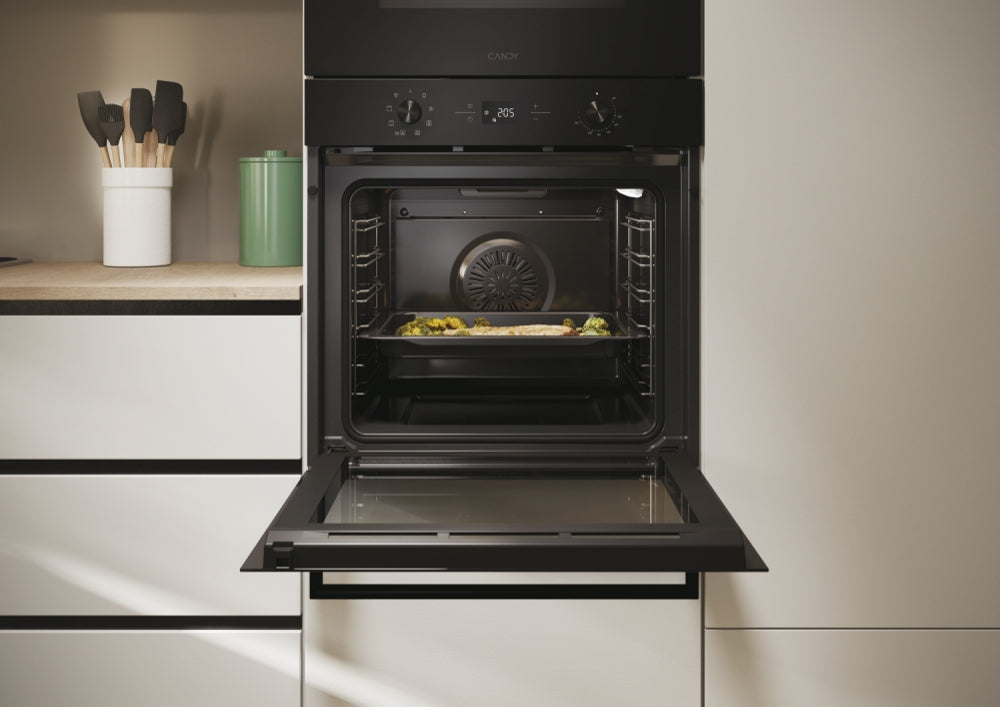 Cuptor încorporabil Candy CA6 NP3T2HTB, 78 l, curățare hidrolitică, negru