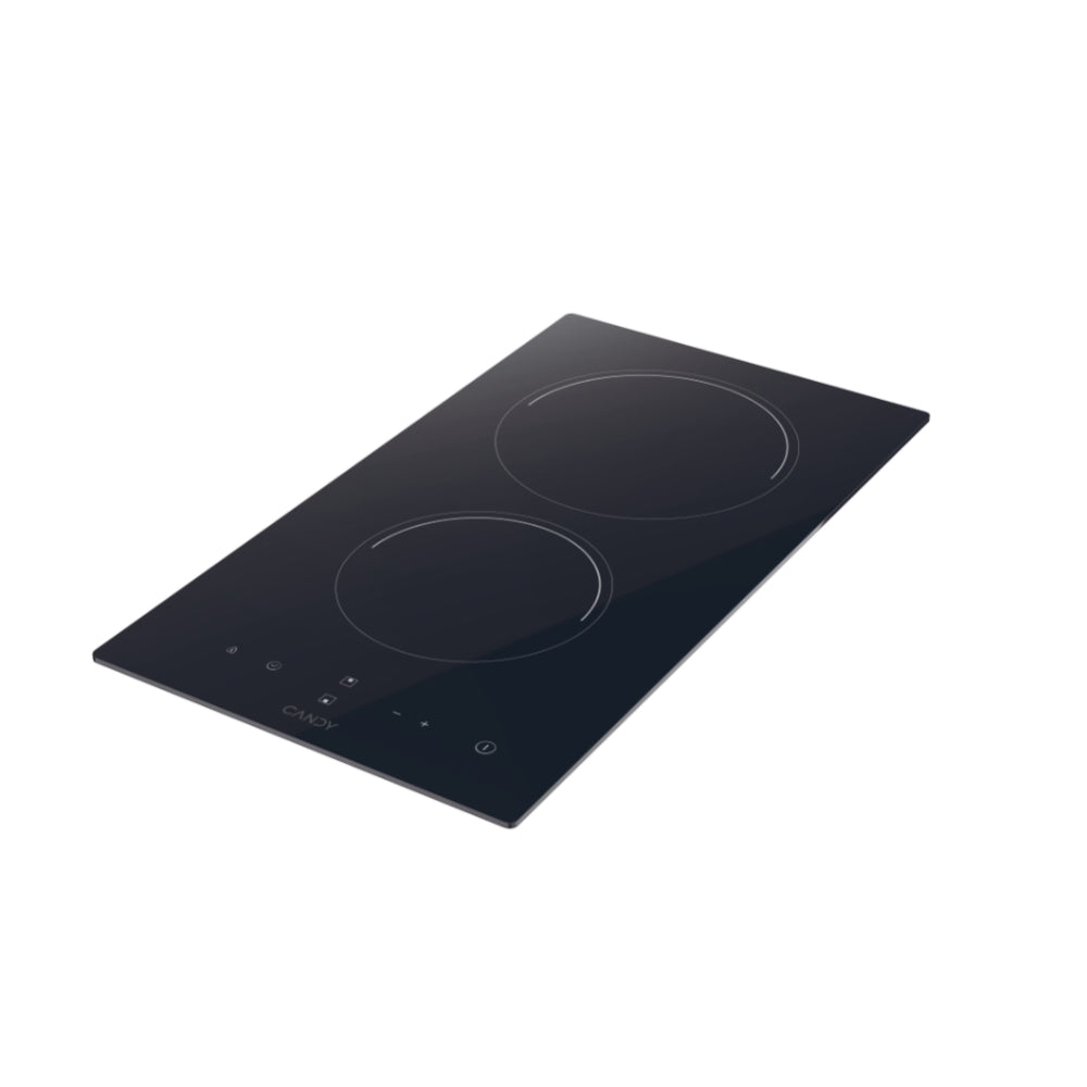 Plită vitroceramică Candy CDH30, 29 cm, 2 zone, neagră