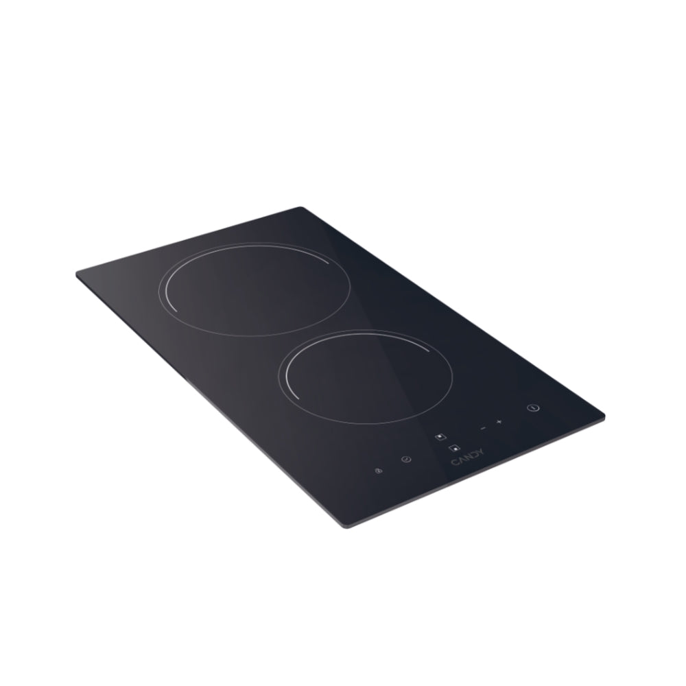 Plită vitroceramică Candy CDH30, 29 cm, 2 zone, neagră