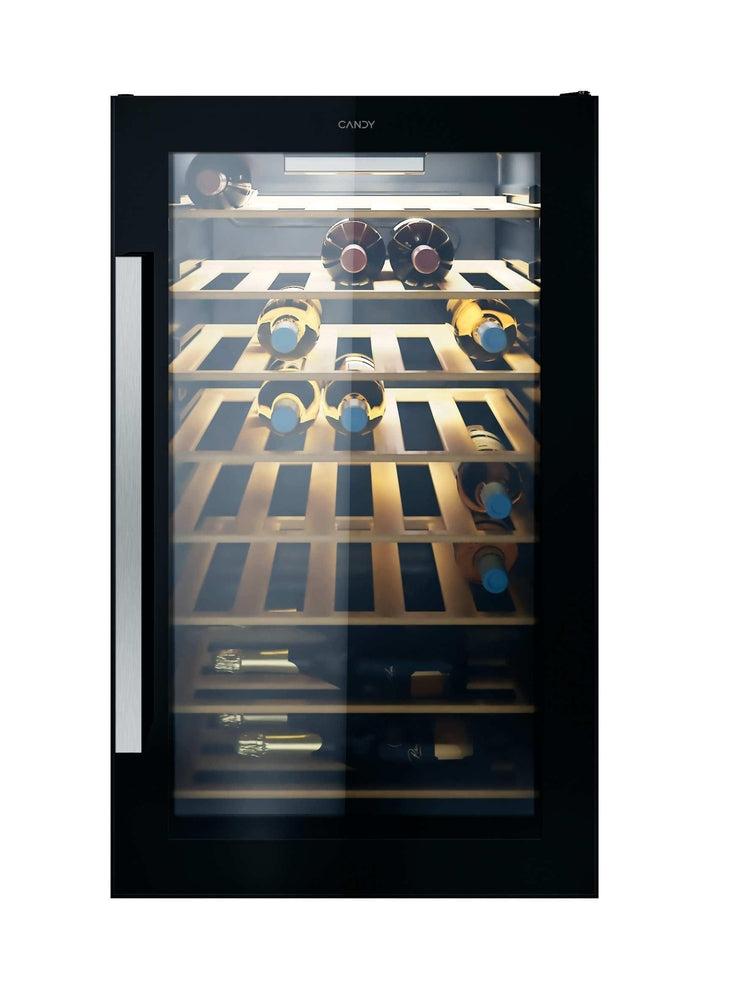 Răcitor de vin Candy CWC 154 EEL/NFC, negru